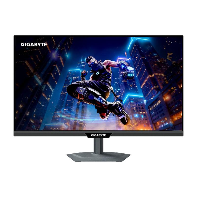 Gigabyte M27Q3, gaming-skærm set forfra