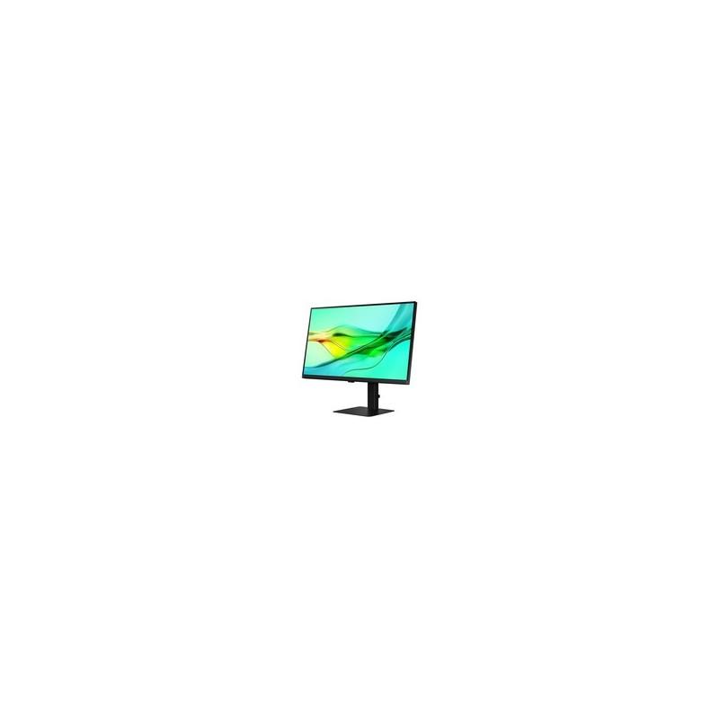 Samsung ViewFinity S6 S27D600UAU, kontorskærm set forfra
